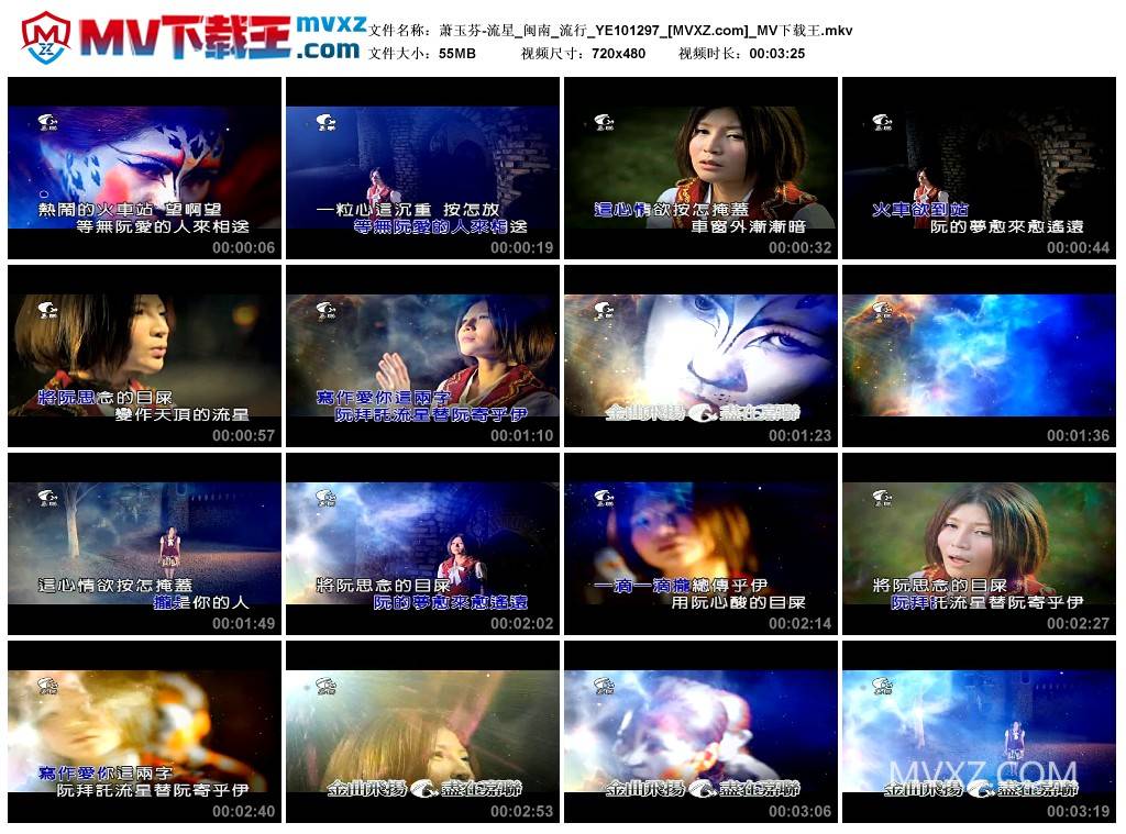 萧玉芬-流星_闽南_流行_YE101297